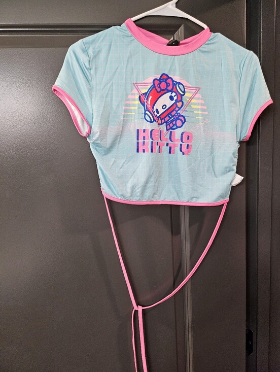 SHEIN Tops - Hello kitty Open Back Crop